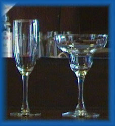 foto bicchieri flute e cocktail margarita